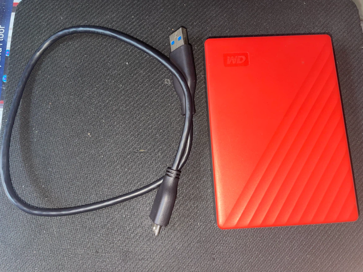 WD My Passport 4TB Red Portable External Hard Drive