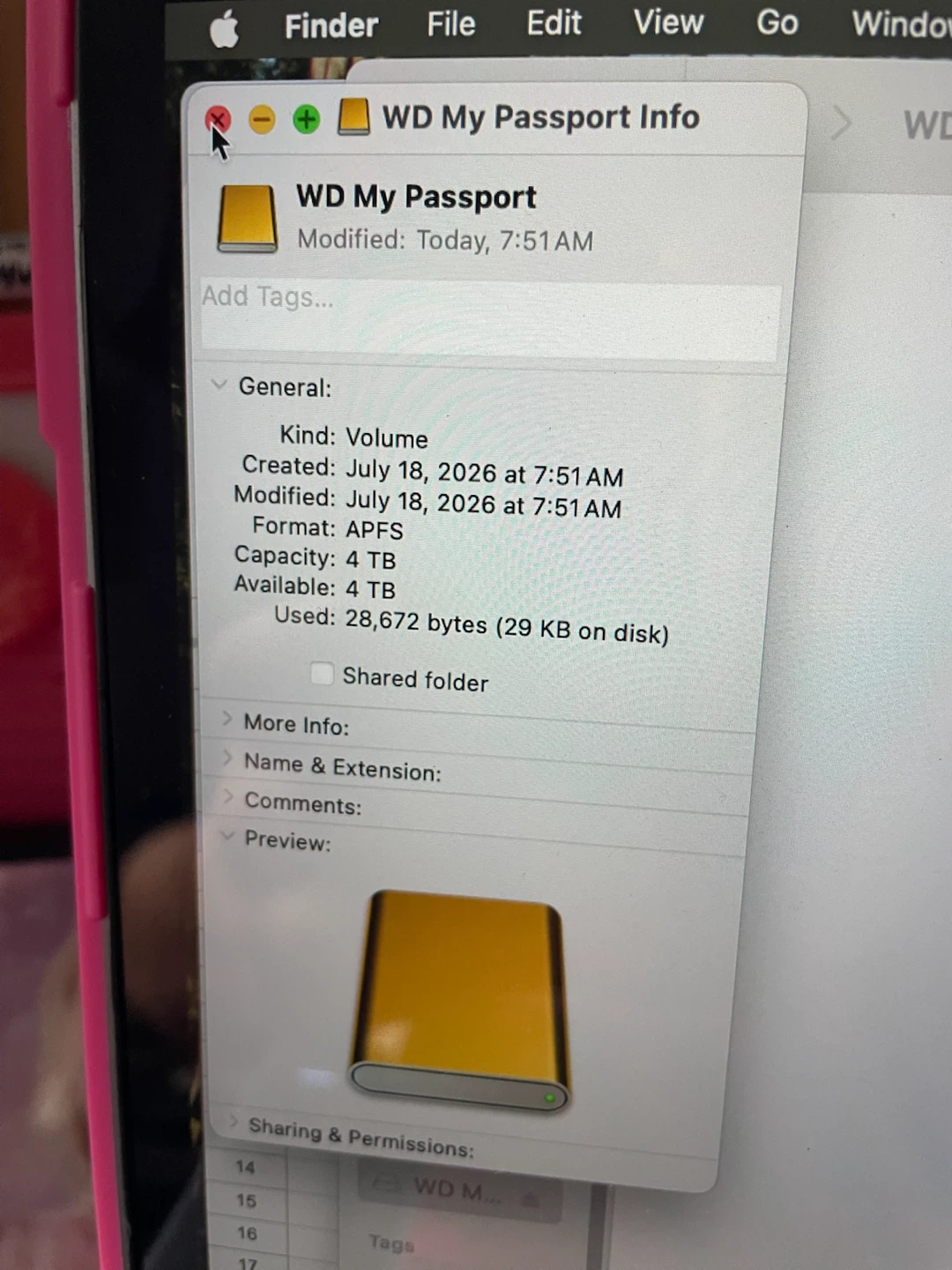 WD My Passport 4TB Red Portable External Hard Drive - photo 4