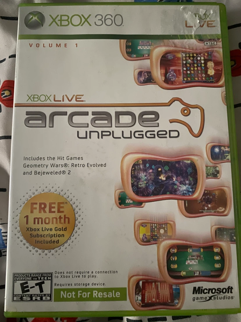 Xbox 360 Arcade Unplugged Volume 1 Game