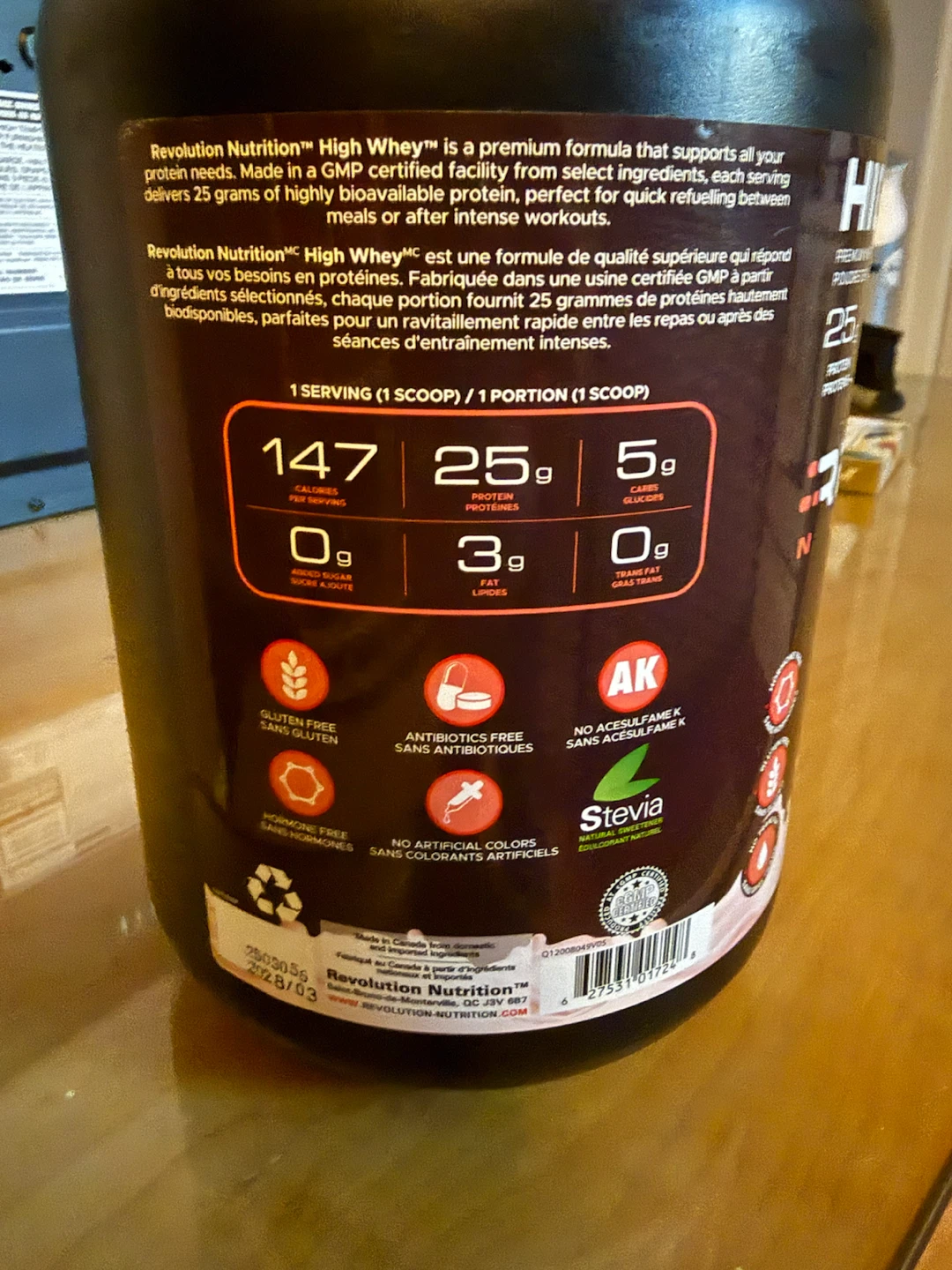 Revolution nutrition whey protein - photo 2