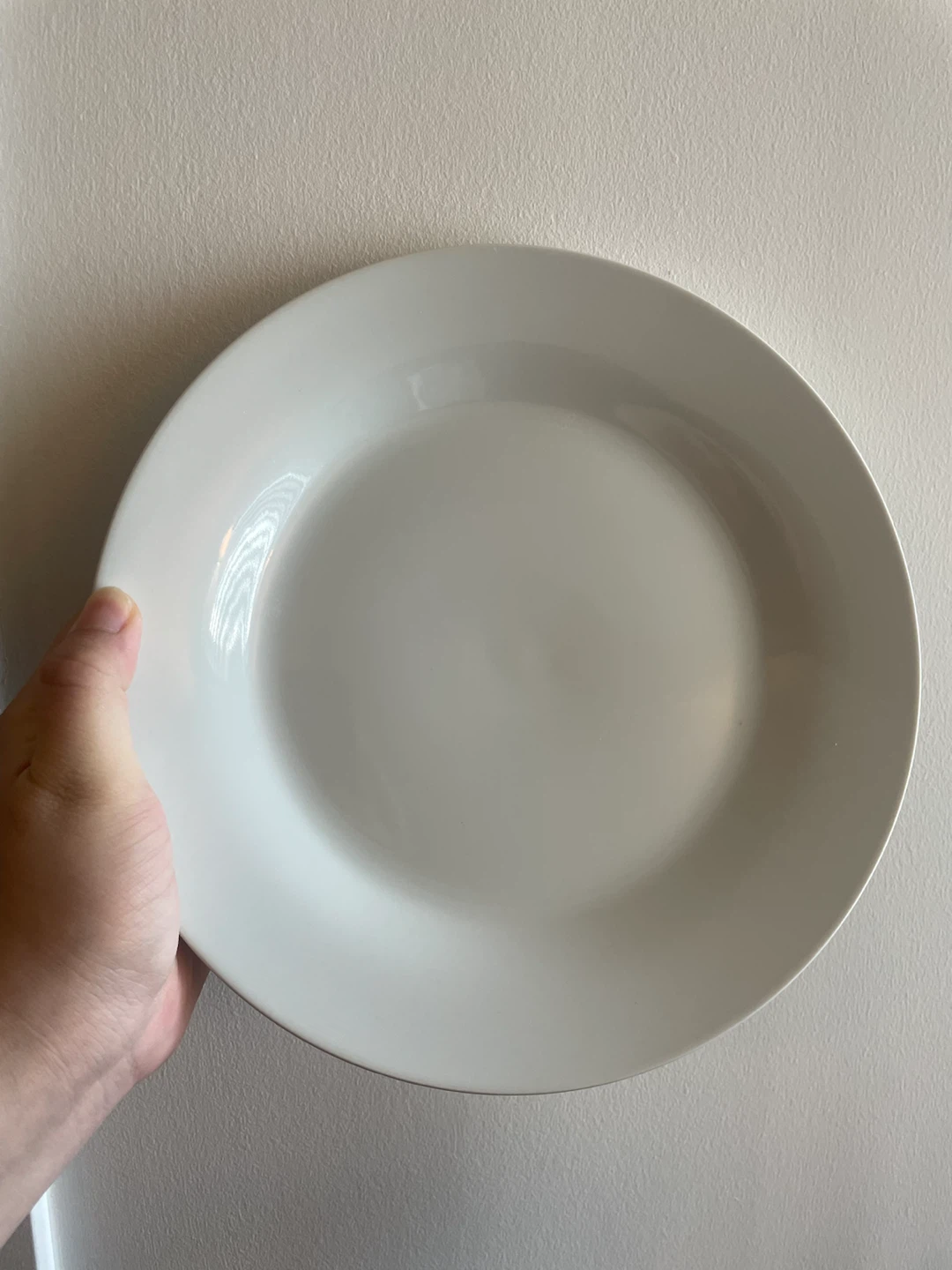 Set of 4 White Dinner Plates