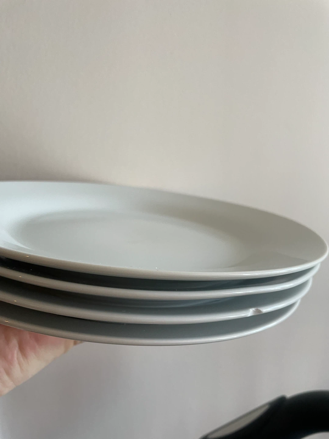 Set of 4 White Dinner Plates - photo 2
