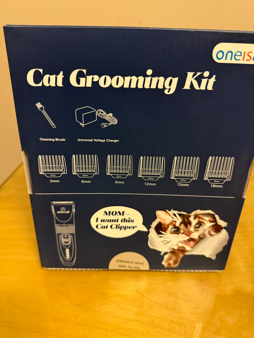 Oneisall Cat Grooming Kit with Clippers and Accessories - photo 2