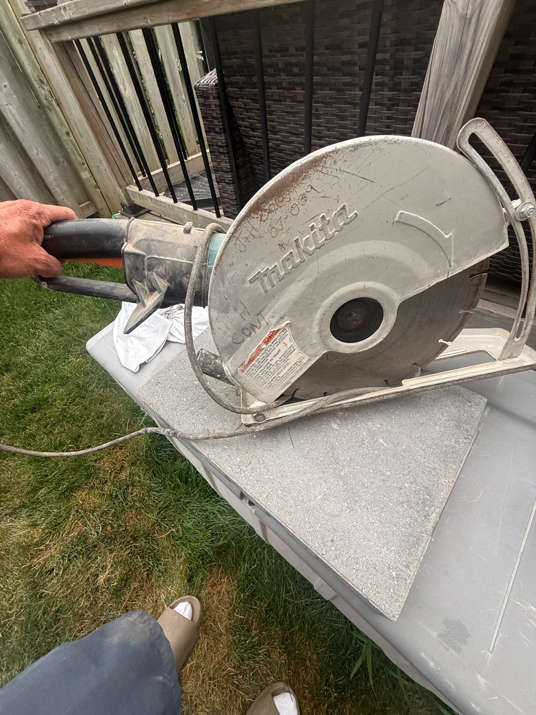 Makita 14" Circular Saw for concrete
