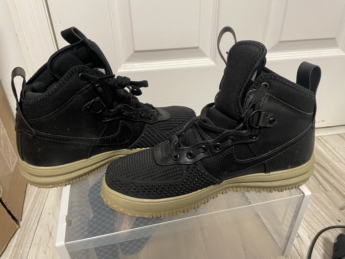 Nike Lunar Force 1 Duckboot Black Size 10 - photo 5