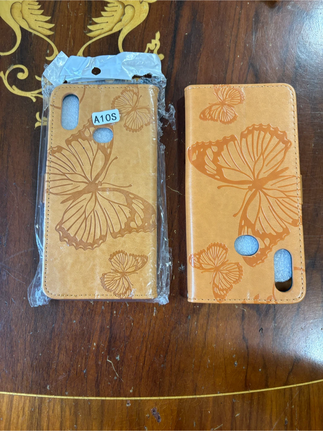 2 Butterfly Wallet Phone Case for Samsung A10S
