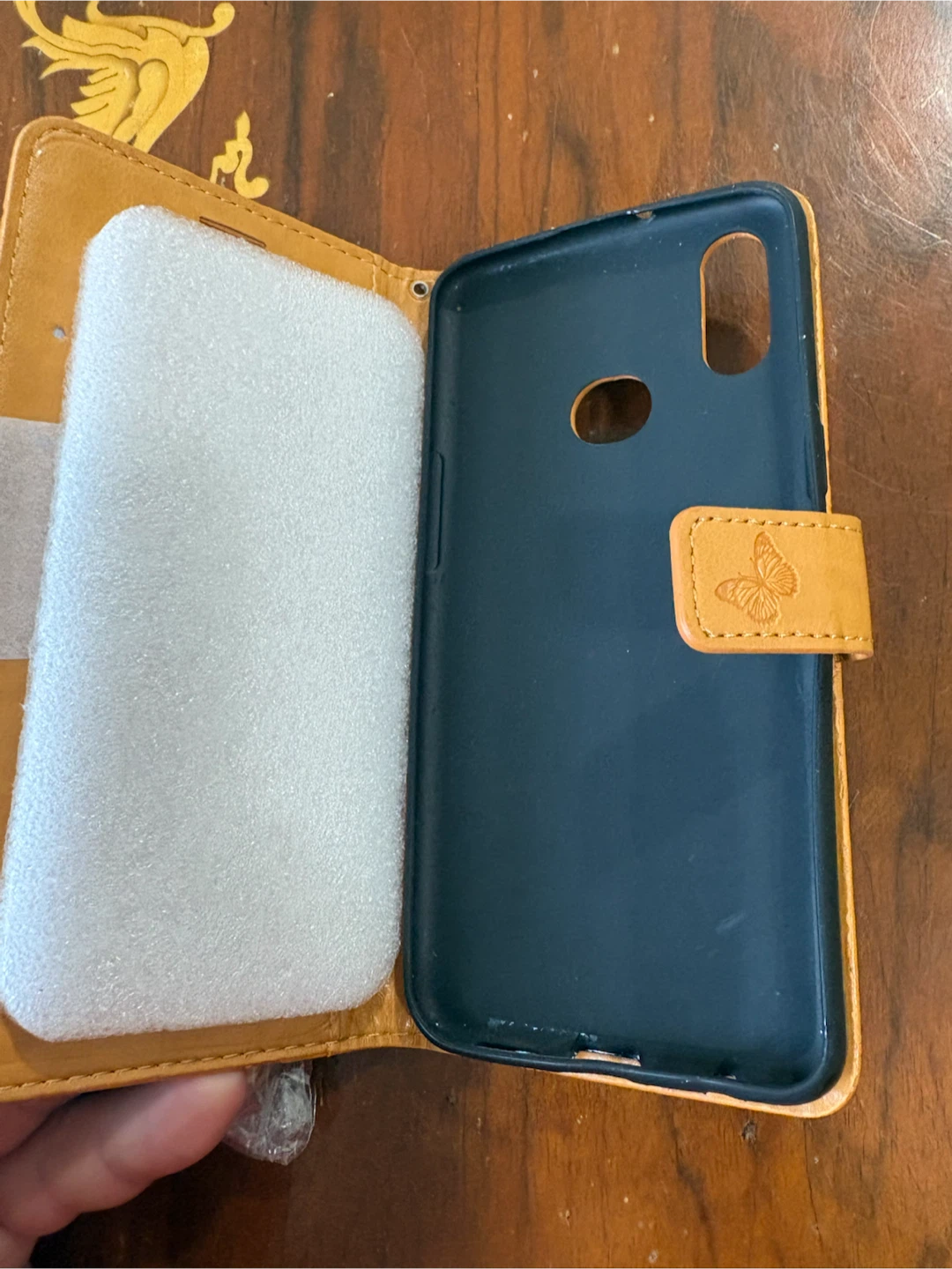 2 Butterfly Wallet Phone Case for Samsung A10S - photo 3