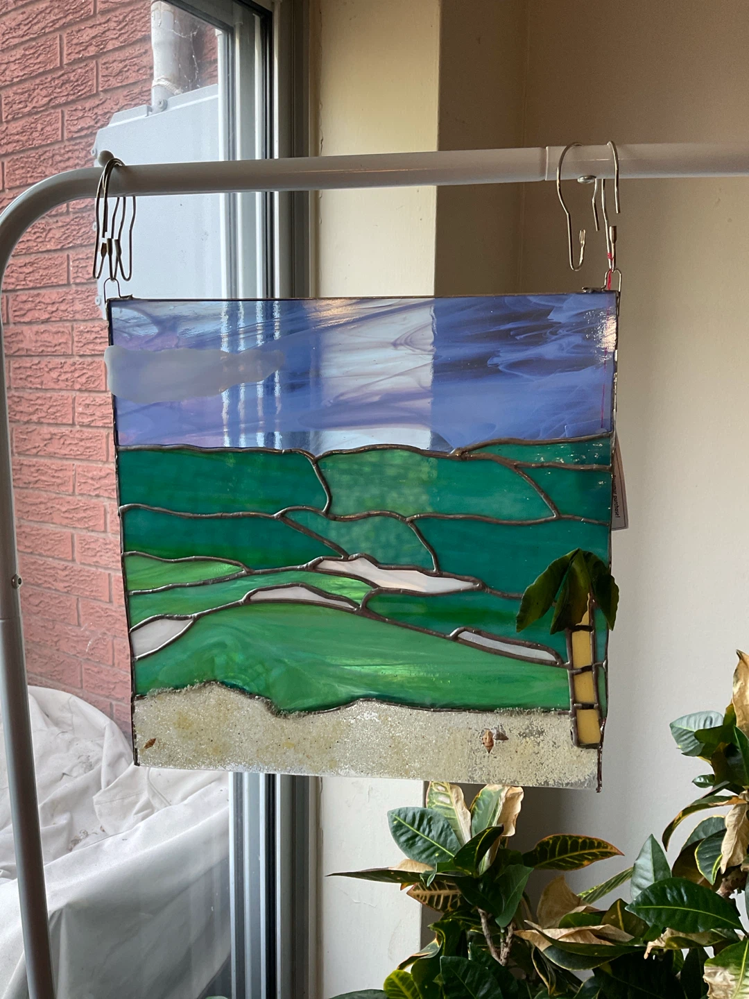 Stained Glass Beach of Aruba Panel