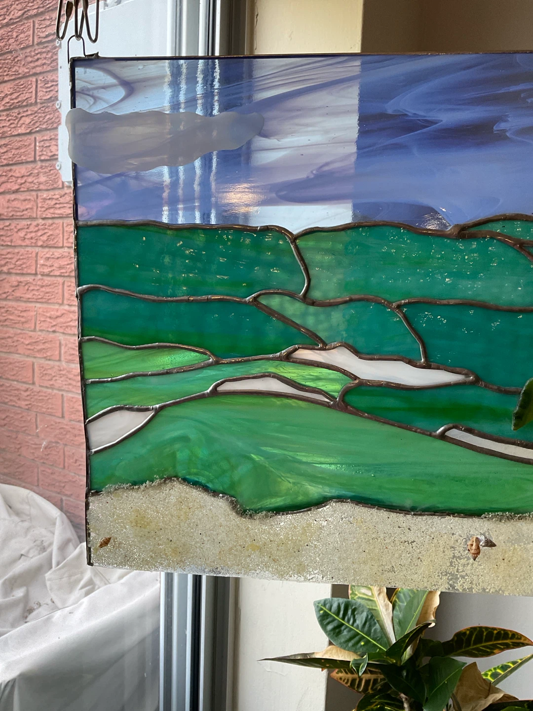 Stained Glass Beach of Aruba Panel - photo 2