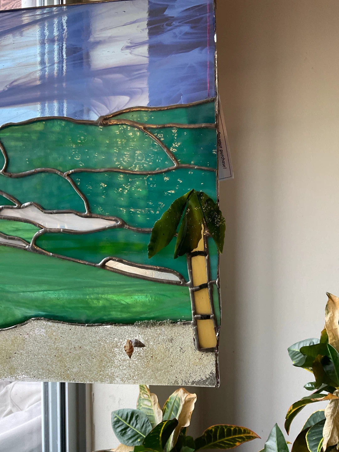 Stained Glass Beach of Aruba Panel - photo 3