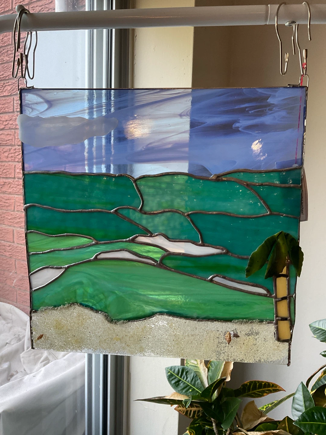 Stained Glass Beach of Aruba Panel - photo 4