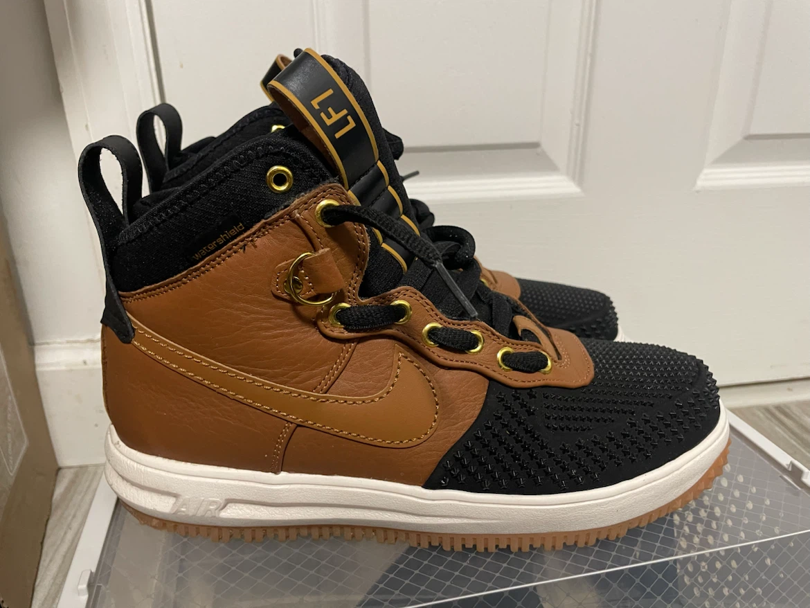 Nike Lunar Force 1 Duckboot Light British Tan Size 9 - photo 3