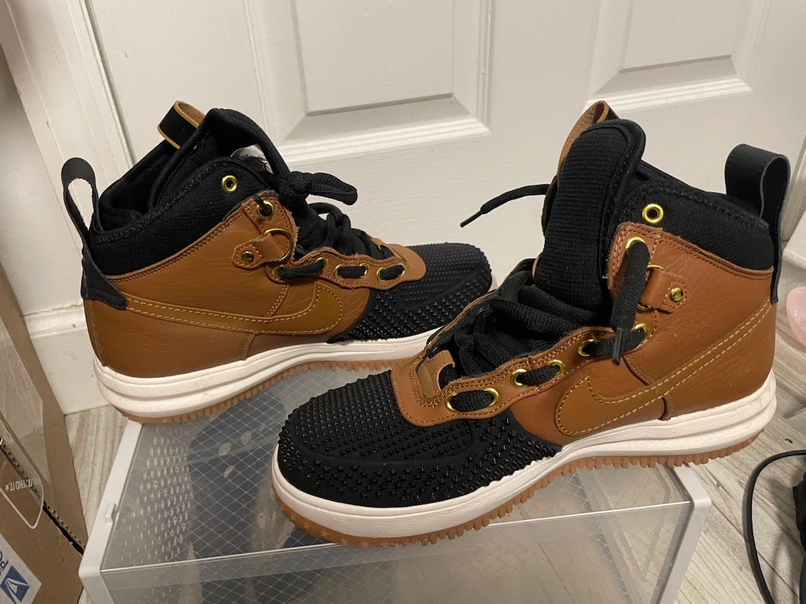 Nike Lunar Force 1 Duckboot Light British Tan Size 9 - photo 5