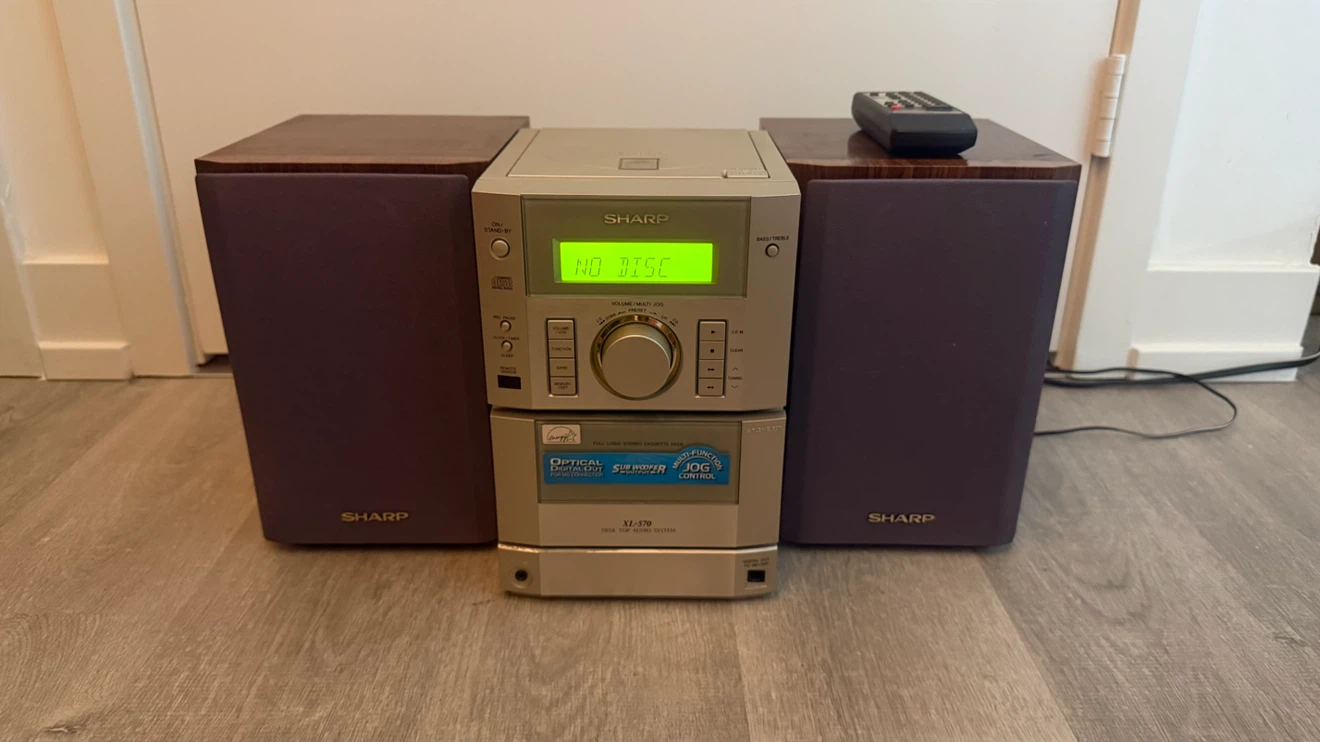 Sharp XL-570 Stereo System