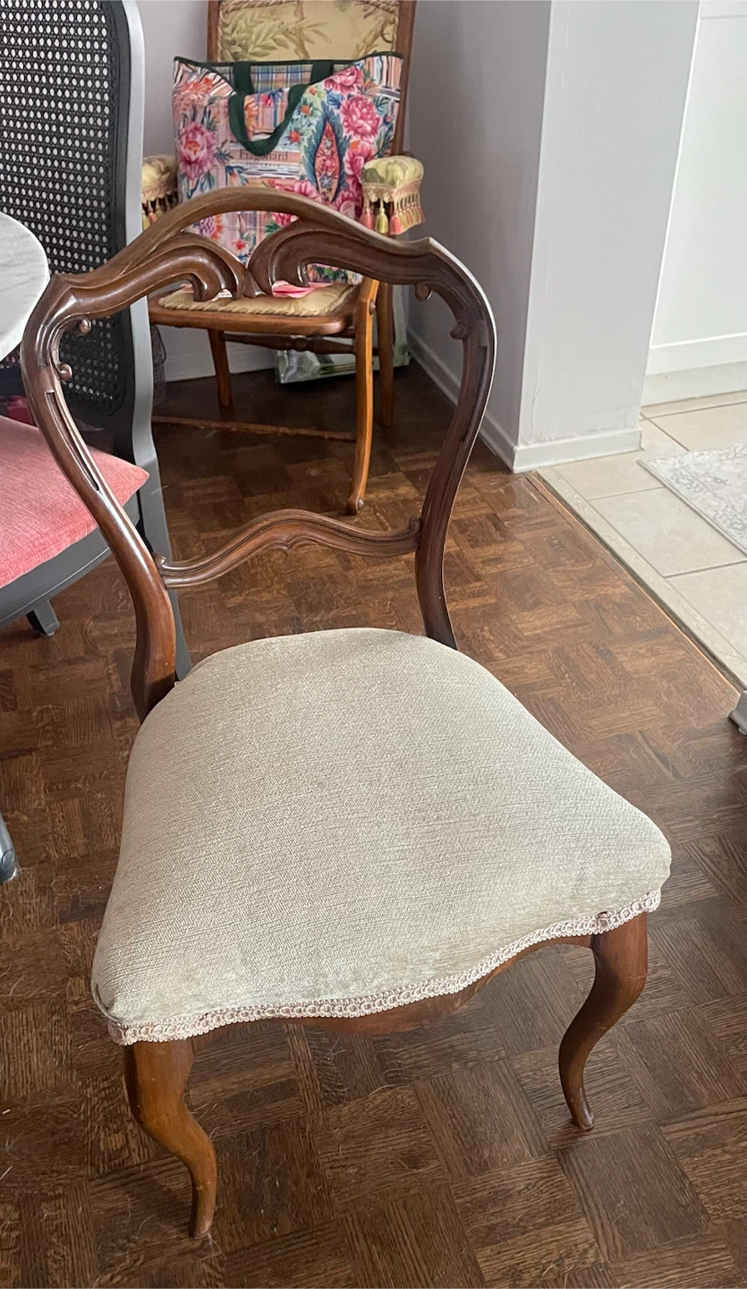 Vintage Thornton Smith Upholstered Accent Chair