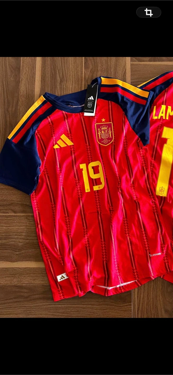 Adidas Spain National Football Team Jersey #19