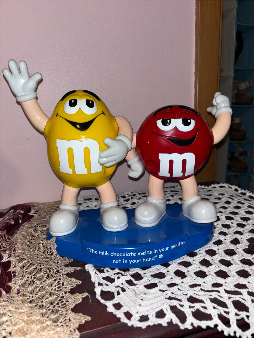 M&M's Red and Yellow Character Display