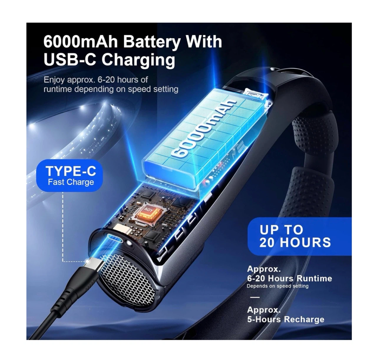 Brand new Portable Neck Fan with Reading Light - photo 5