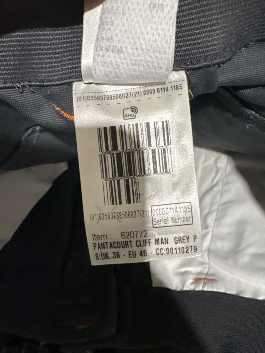 Decathlon Forclaz Grey Hiking Pants