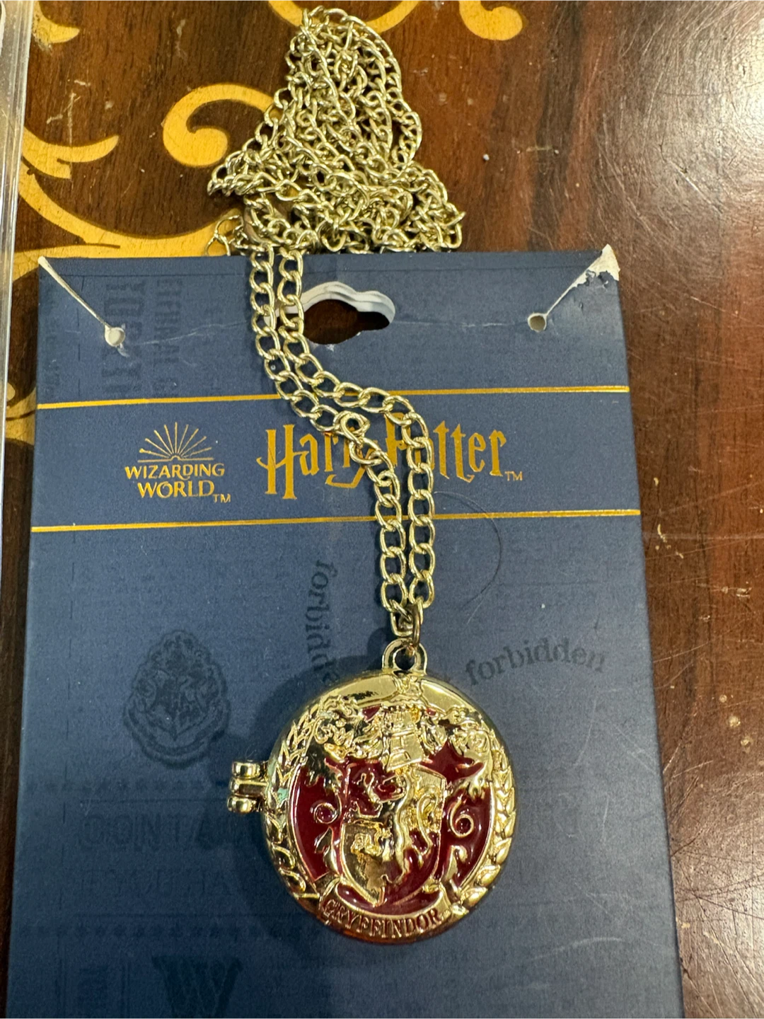 Harry Potter Wizarding World Necklace, Earrings, Bookmark - photo 2