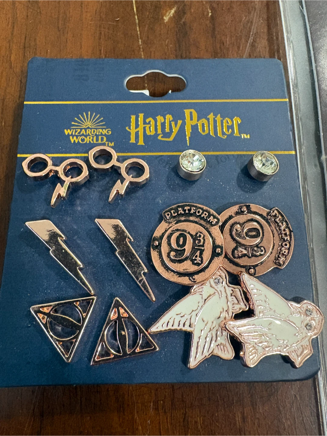 Harry Potter Wizarding World Necklace, Earrings, Bookmark - photo 5