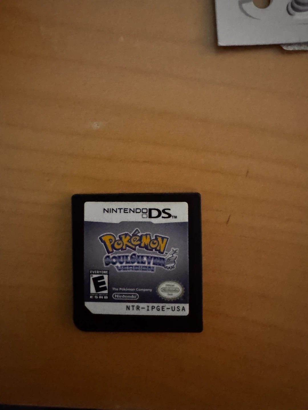 Nintendo DS Pokemon SoulSilver Version Game Cartridge