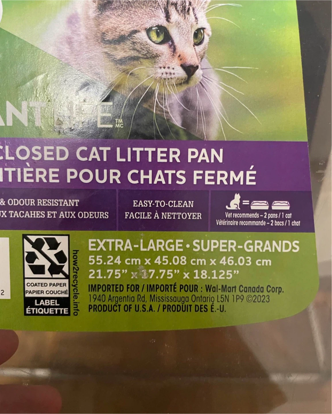 XL Cat Hooded Litterbox & Scoops - photo 3