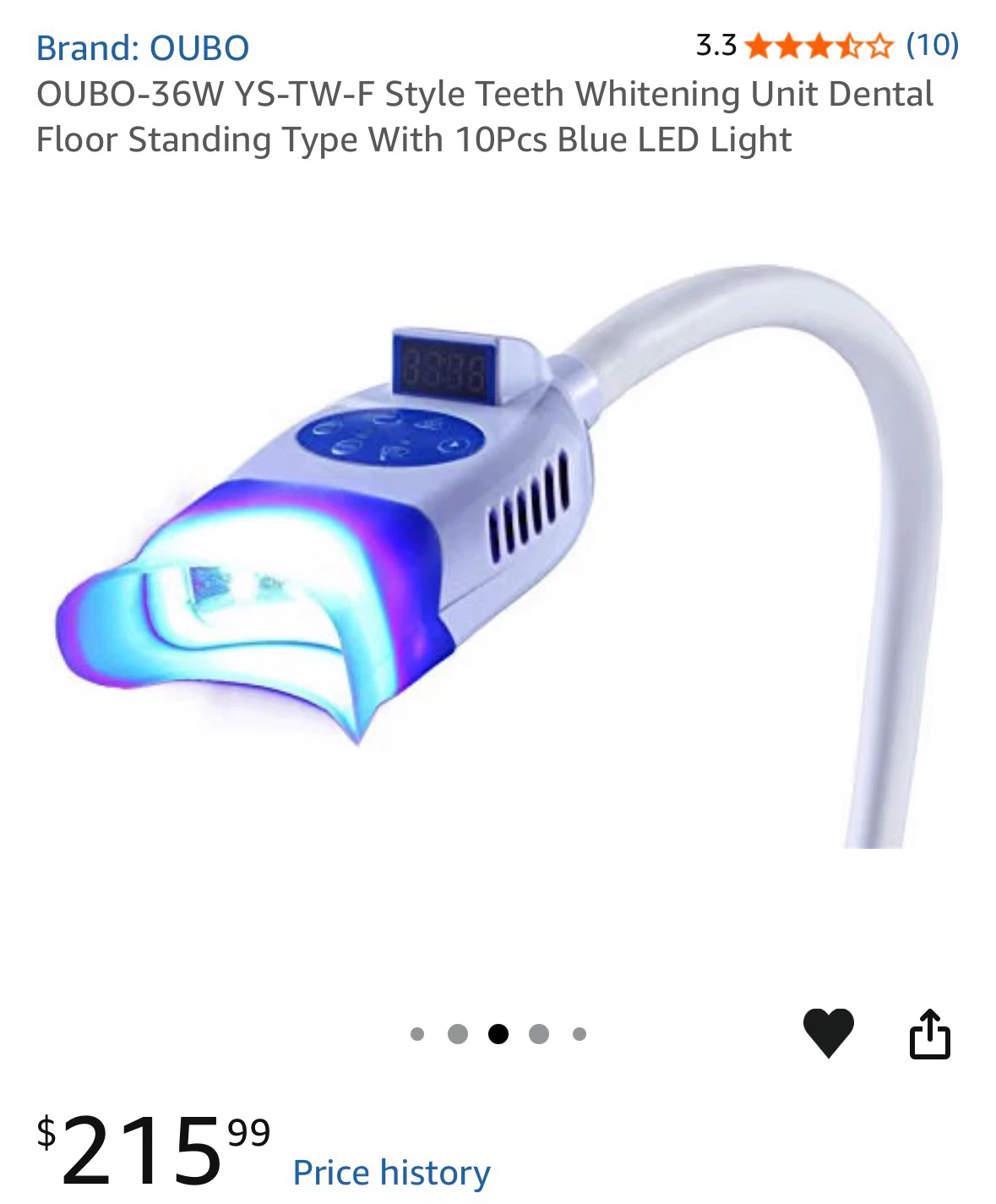 OUBO Teeth Whitening Unit Dental Floor Standing Type