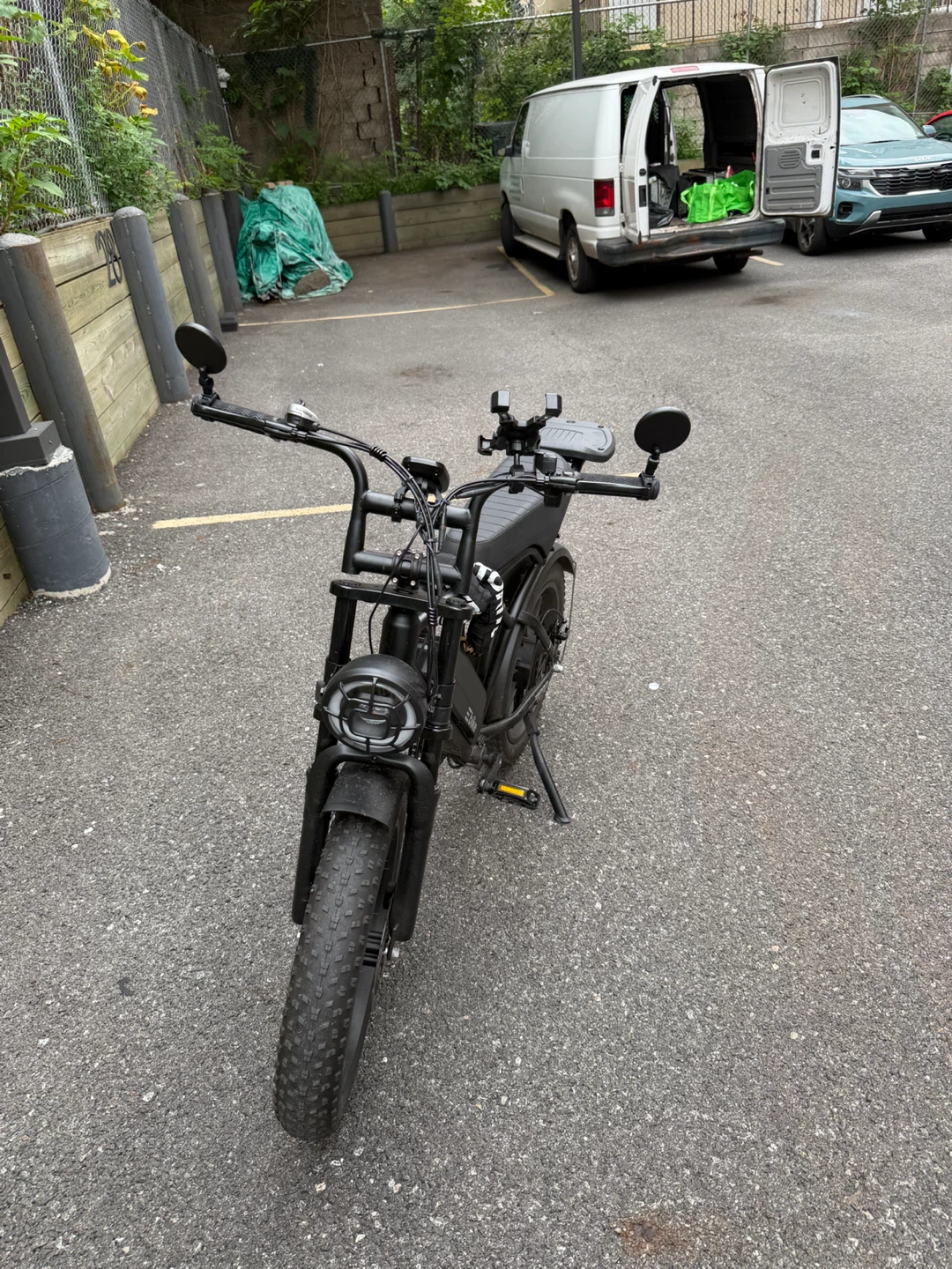 TST® RO02 20" 1500W Full Suspension Moped-style Electric Bike - photo 3
