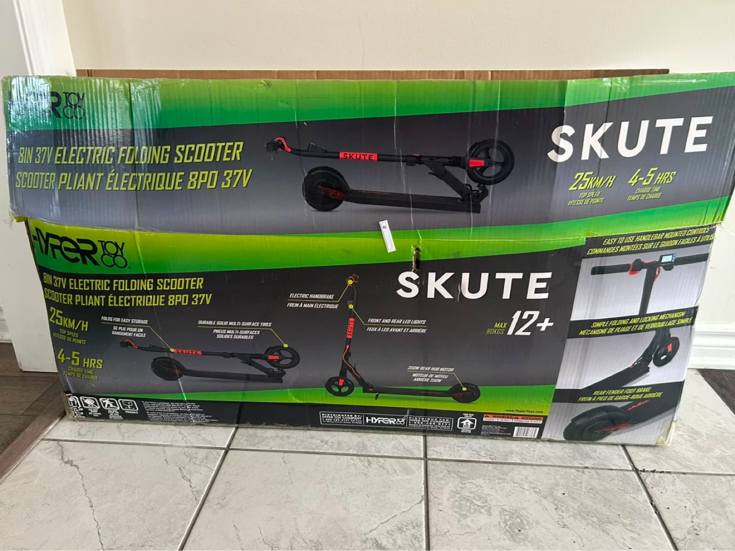 Hyper 36V Electric Folding Scooter - photo 2