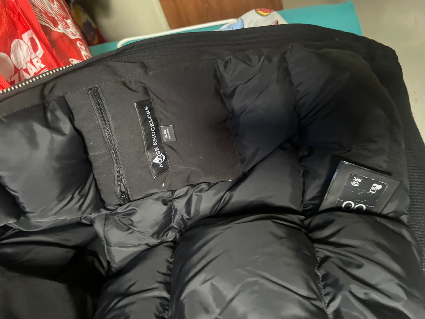 Moose Knuckles Black Down Parka with Fur Hood - photo 2