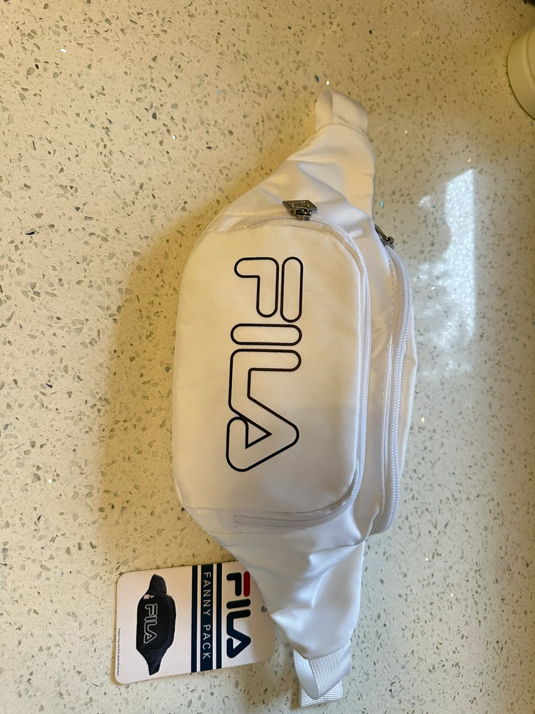 NWT FILA White Fanny Pack Crossbody Belt Bag | Unisex - photo 3