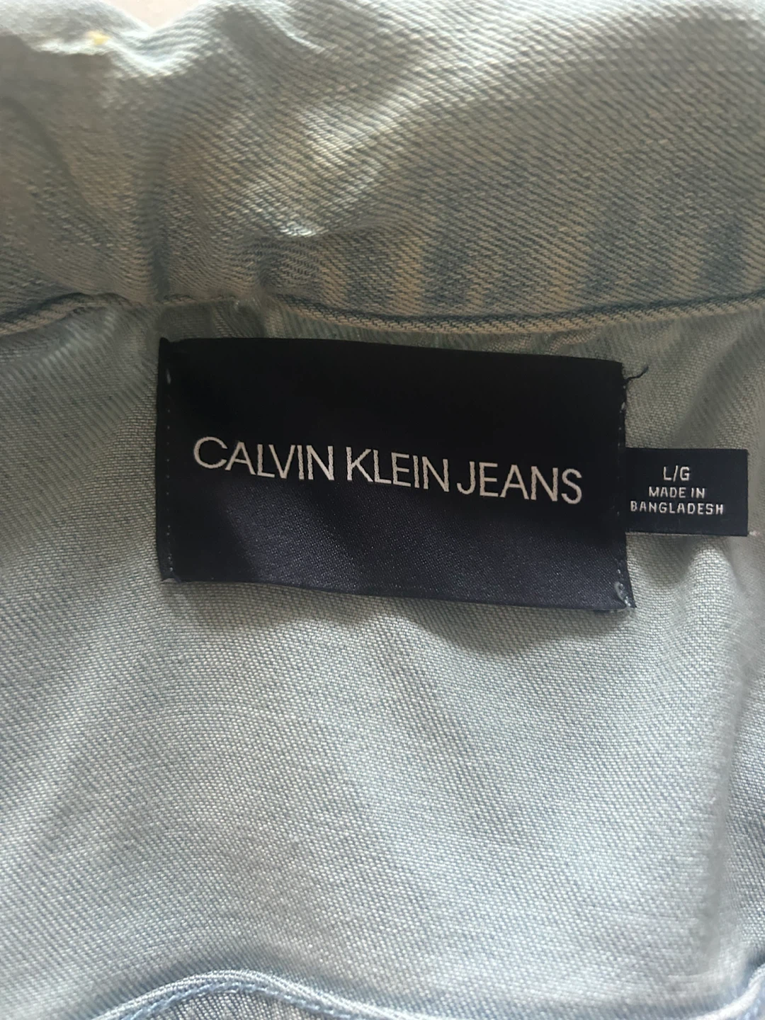 Calvin Klein Jeans Light Wash Denim Jacket - photo 2