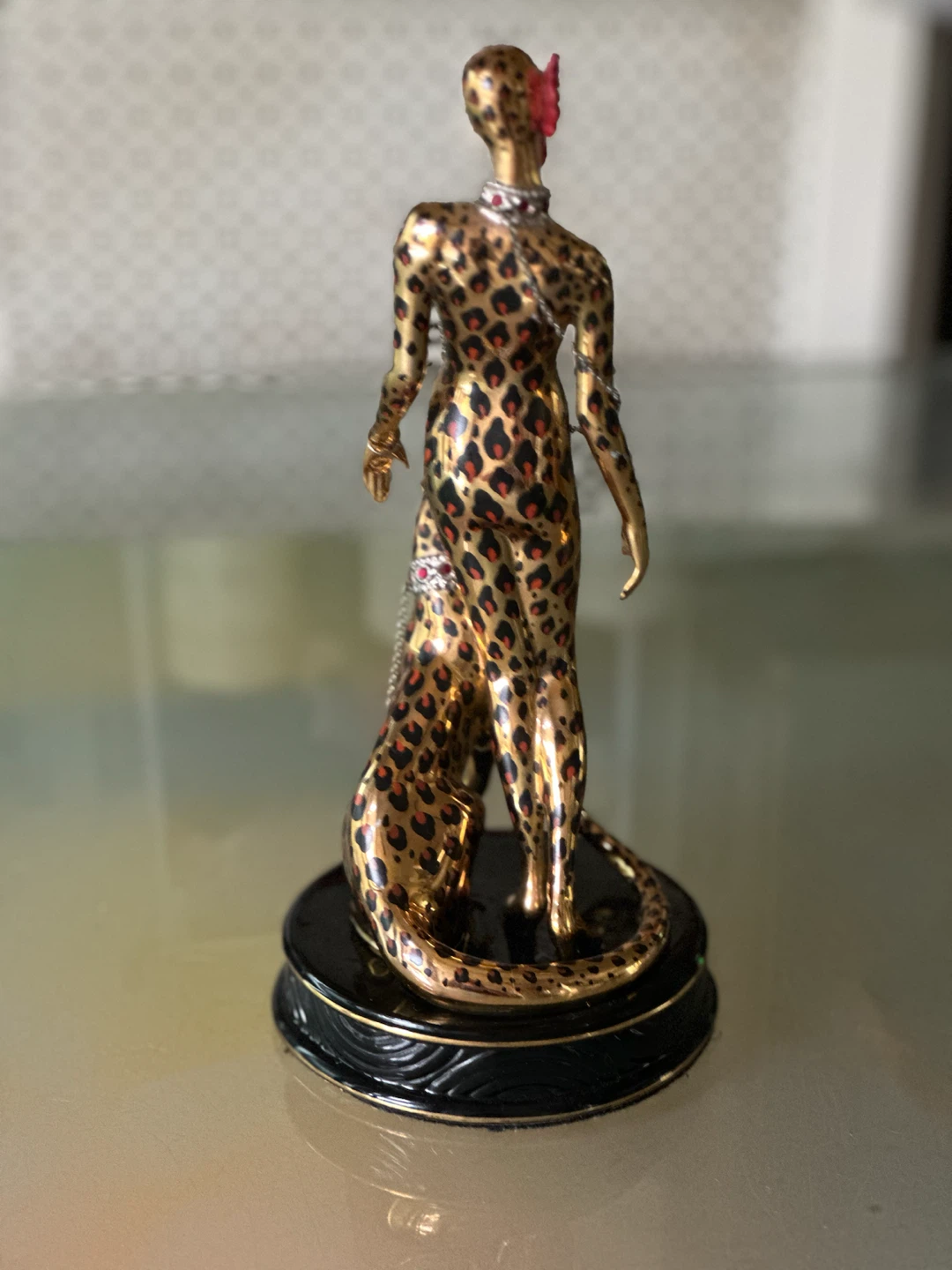 Franklin Mint “ Leopard “ Porcelain Figurine - photo 2