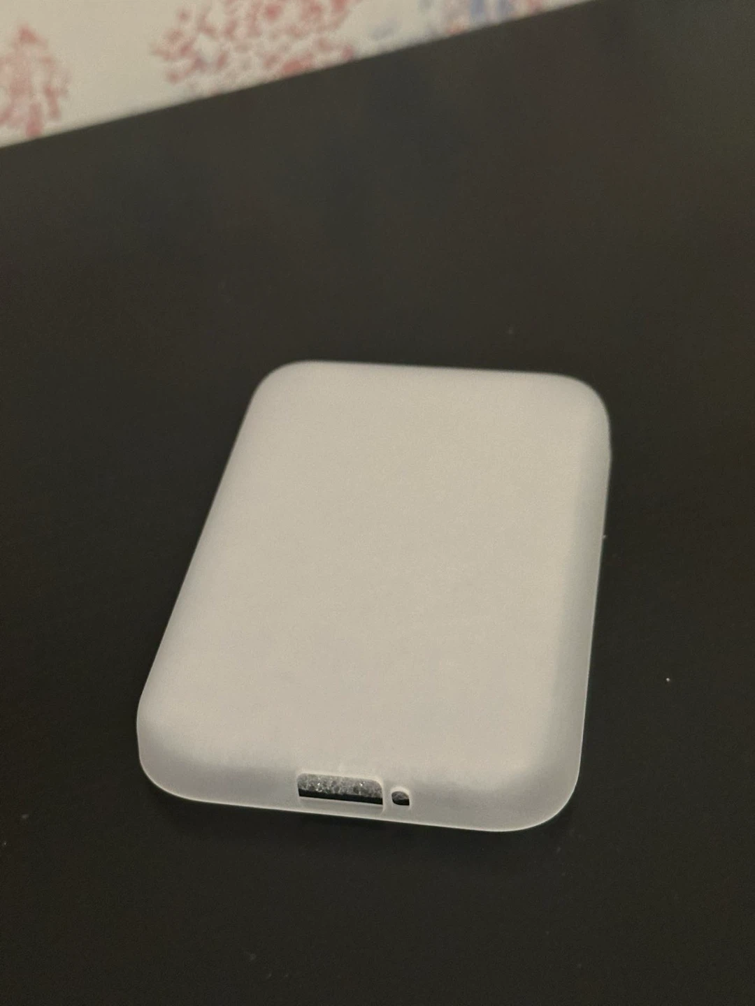 Frosted Clear Apple MagSafe charger case