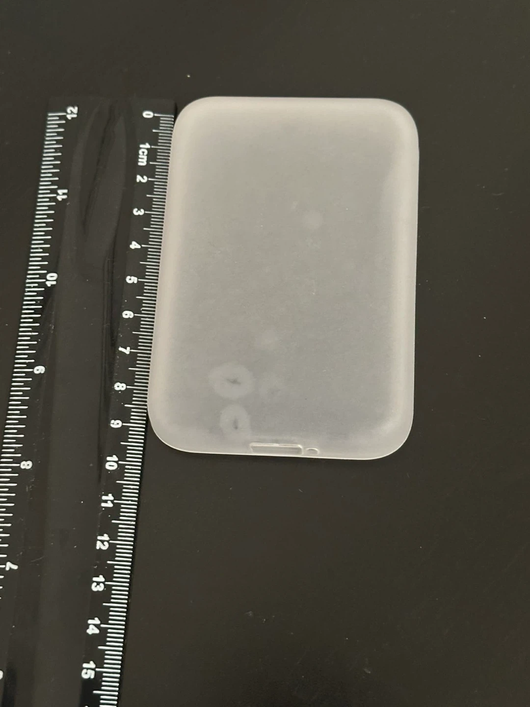 Frosted Clear Apple MagSafe charger case - photo 2