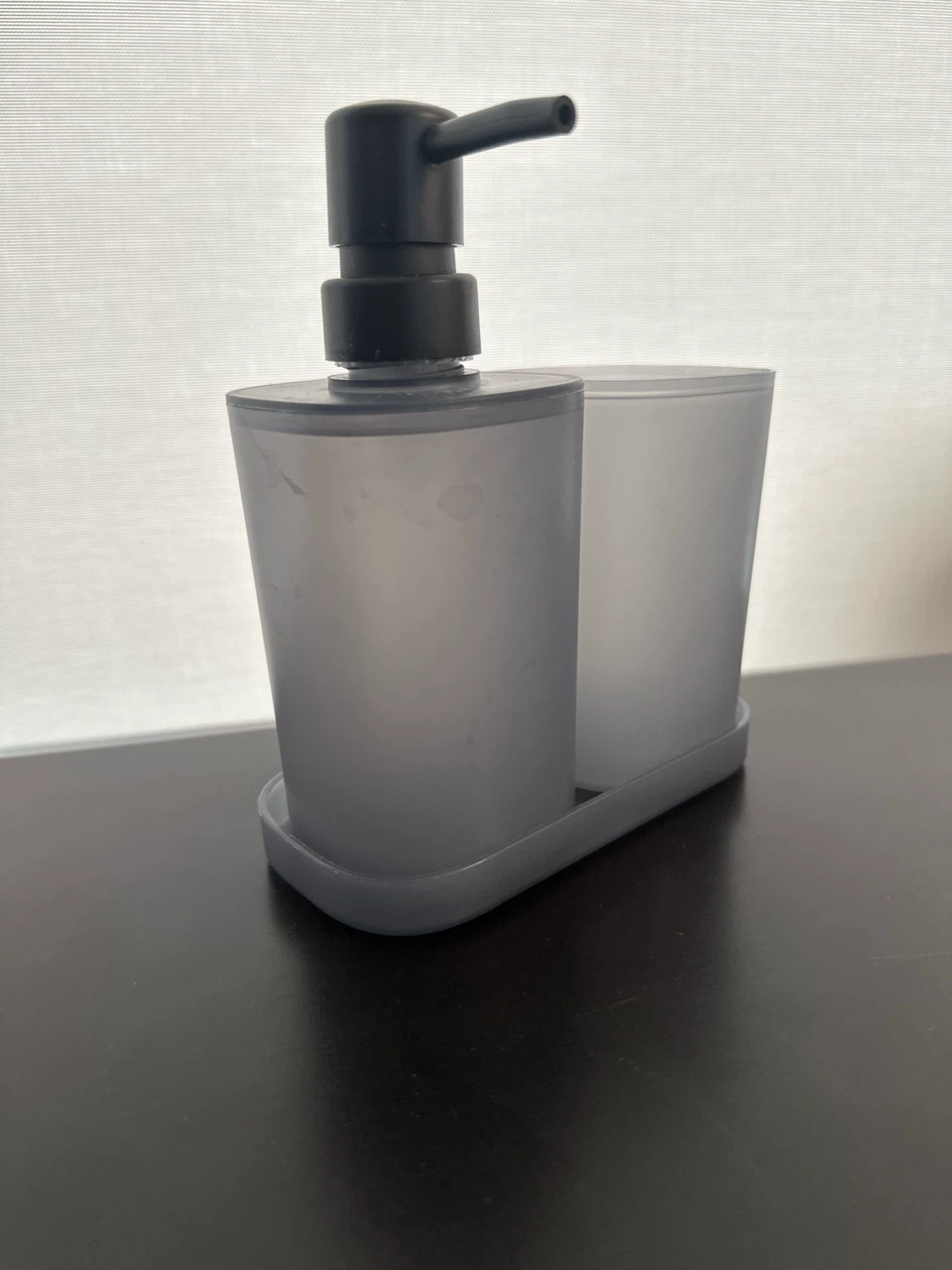 Frosted Soap Dispenser and Tumbler Set - photo 2
