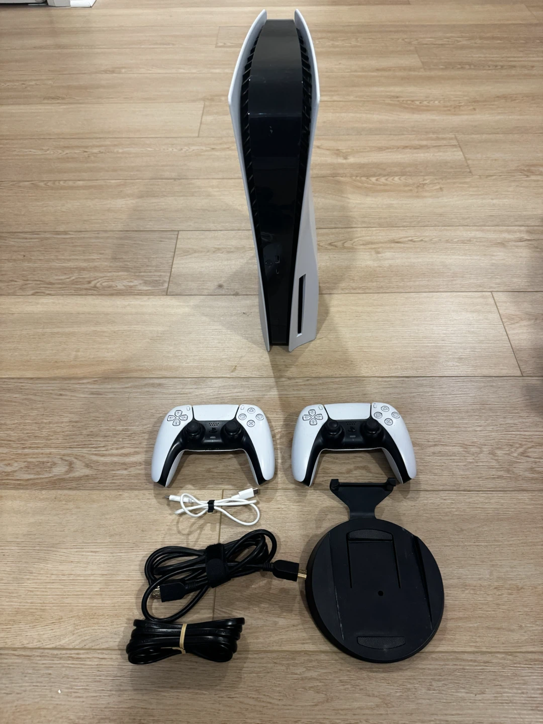 Sony PlayStation 5 Console with 2 Controllers - photo 2