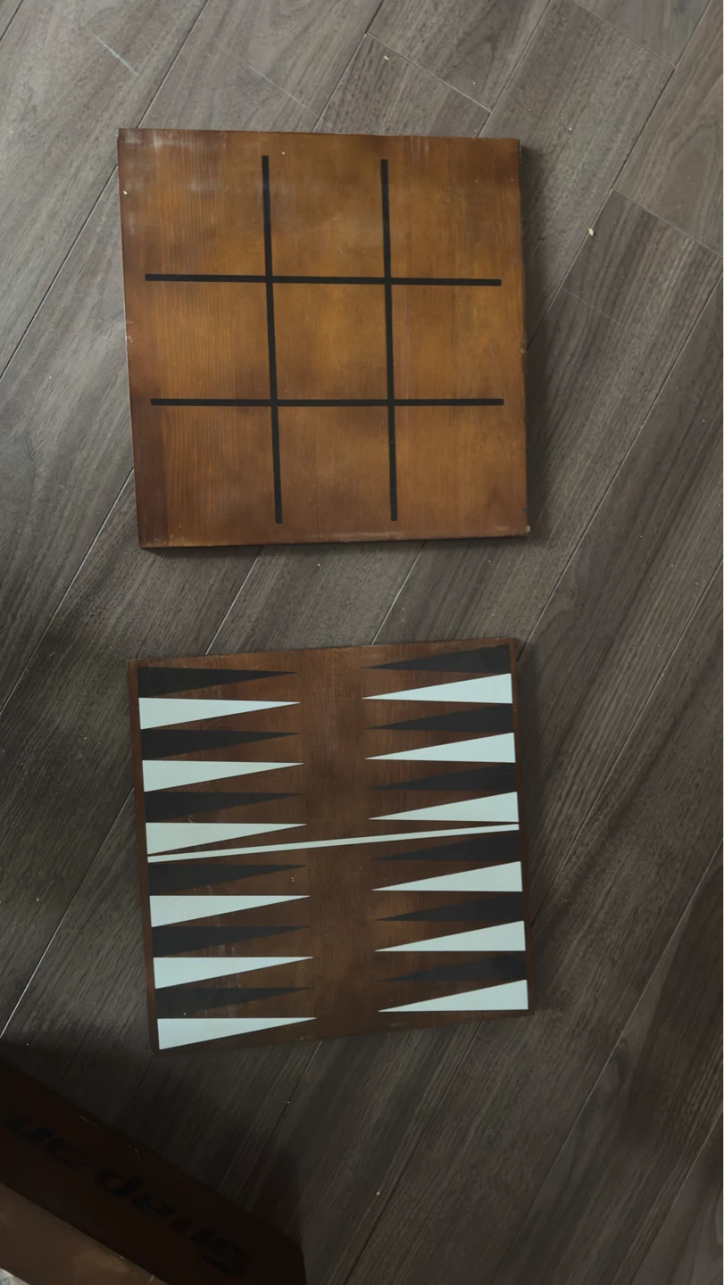 Snap-on Multi-Game Wooden Board Set - photo 2
