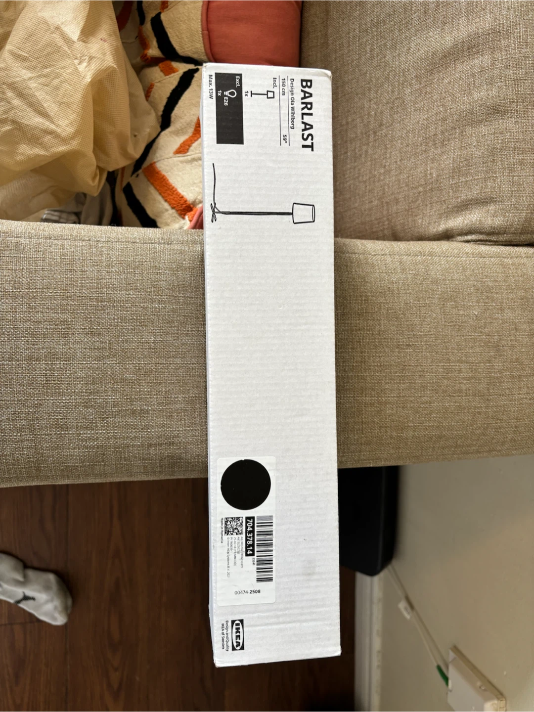 IKEA BARLAST Floor Lamp - photo 4