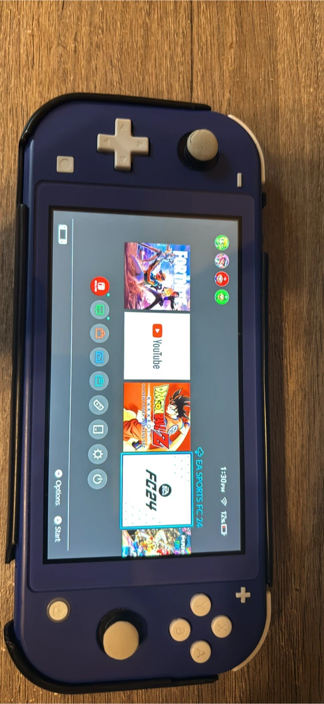Nintendo Switch Lite (Blue) with Mario Kart 8 Deluxe