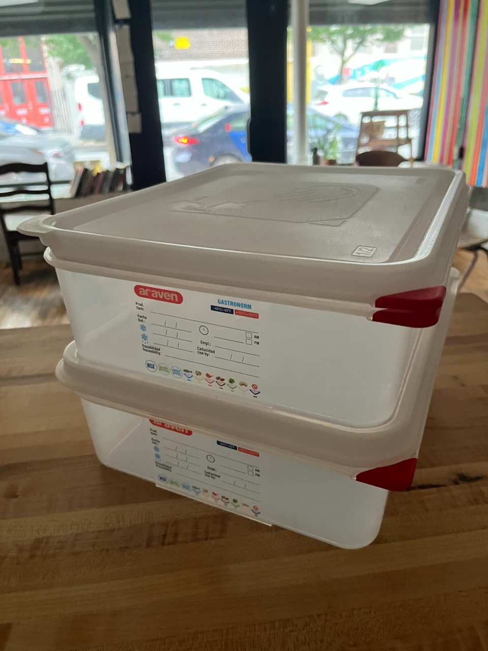 Araven Gastronorm Food Storage Containers - Set of 2