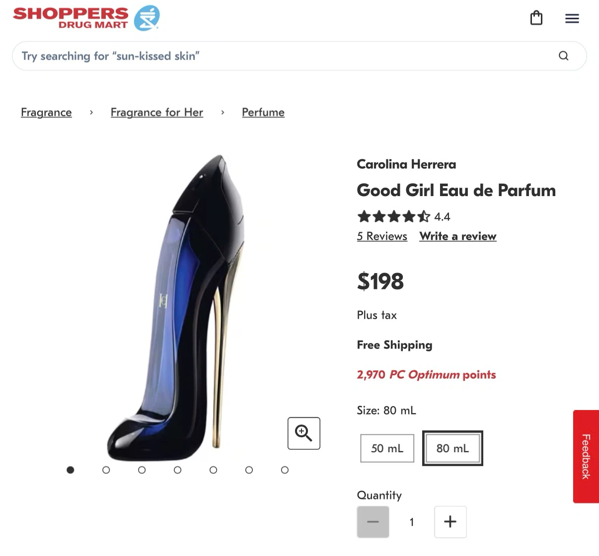 Carolina Herrera Good Girl Eau de Parfum 80 mL