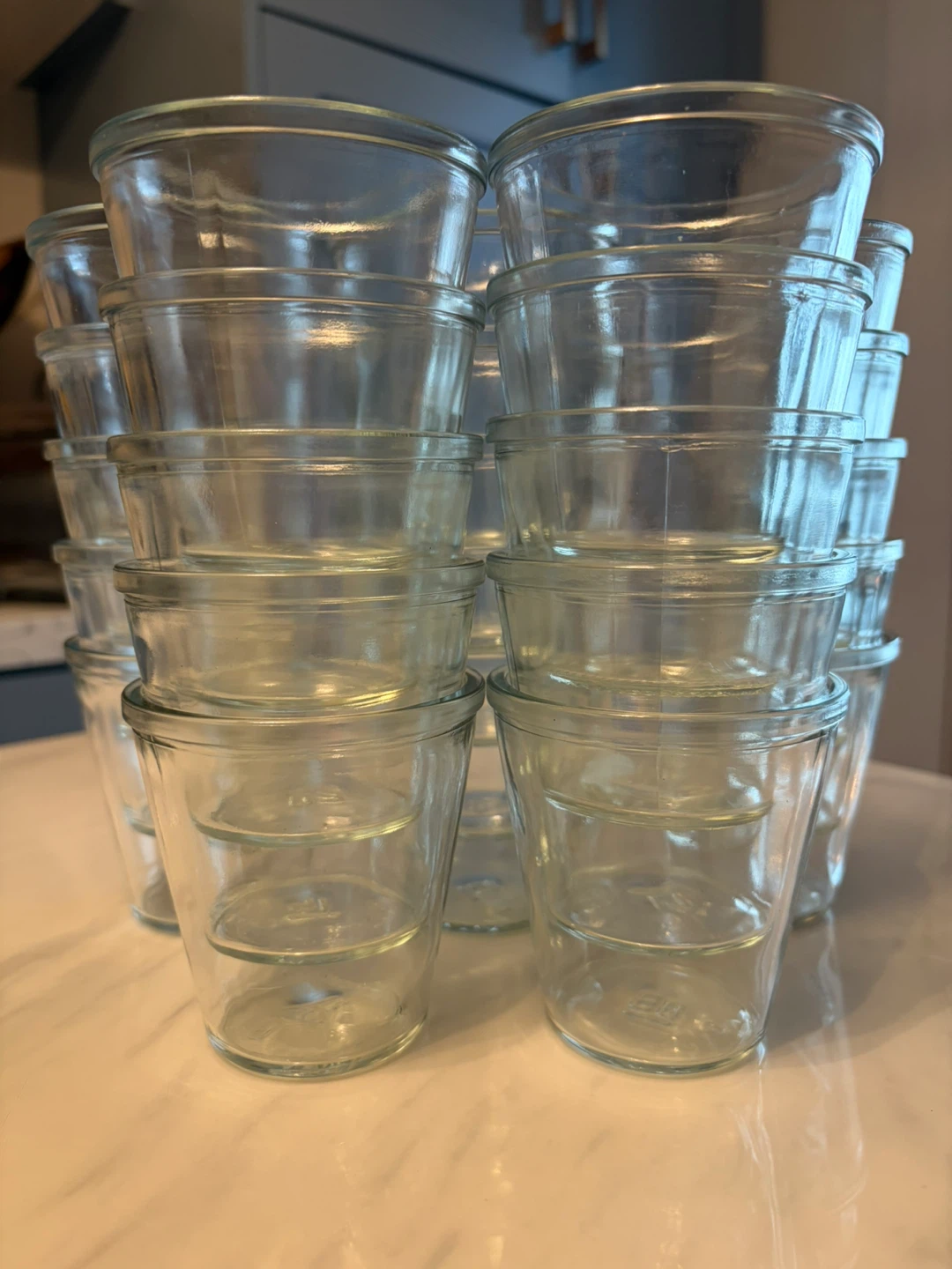 Set of 25 Glass Ramekins/Jars