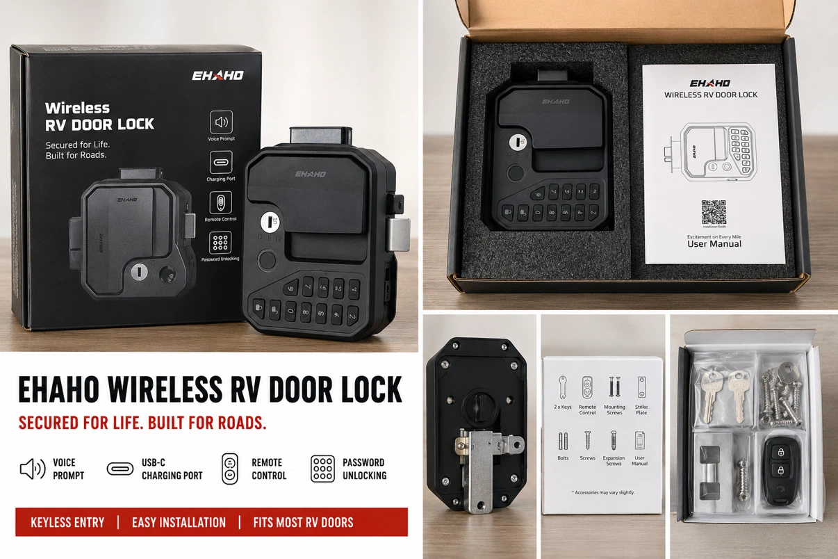 EHAHO Wireless RV Door Lock
