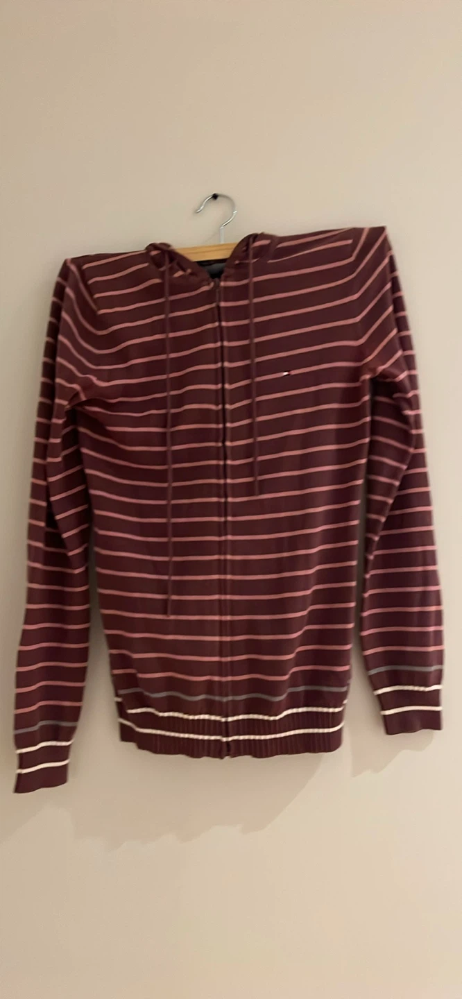 Tommy Hilfiger Striped Zip-Up Hoodie