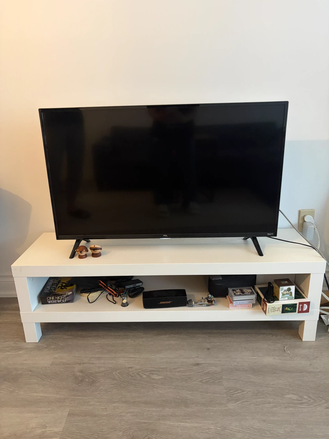 White TV Stand - photo 2