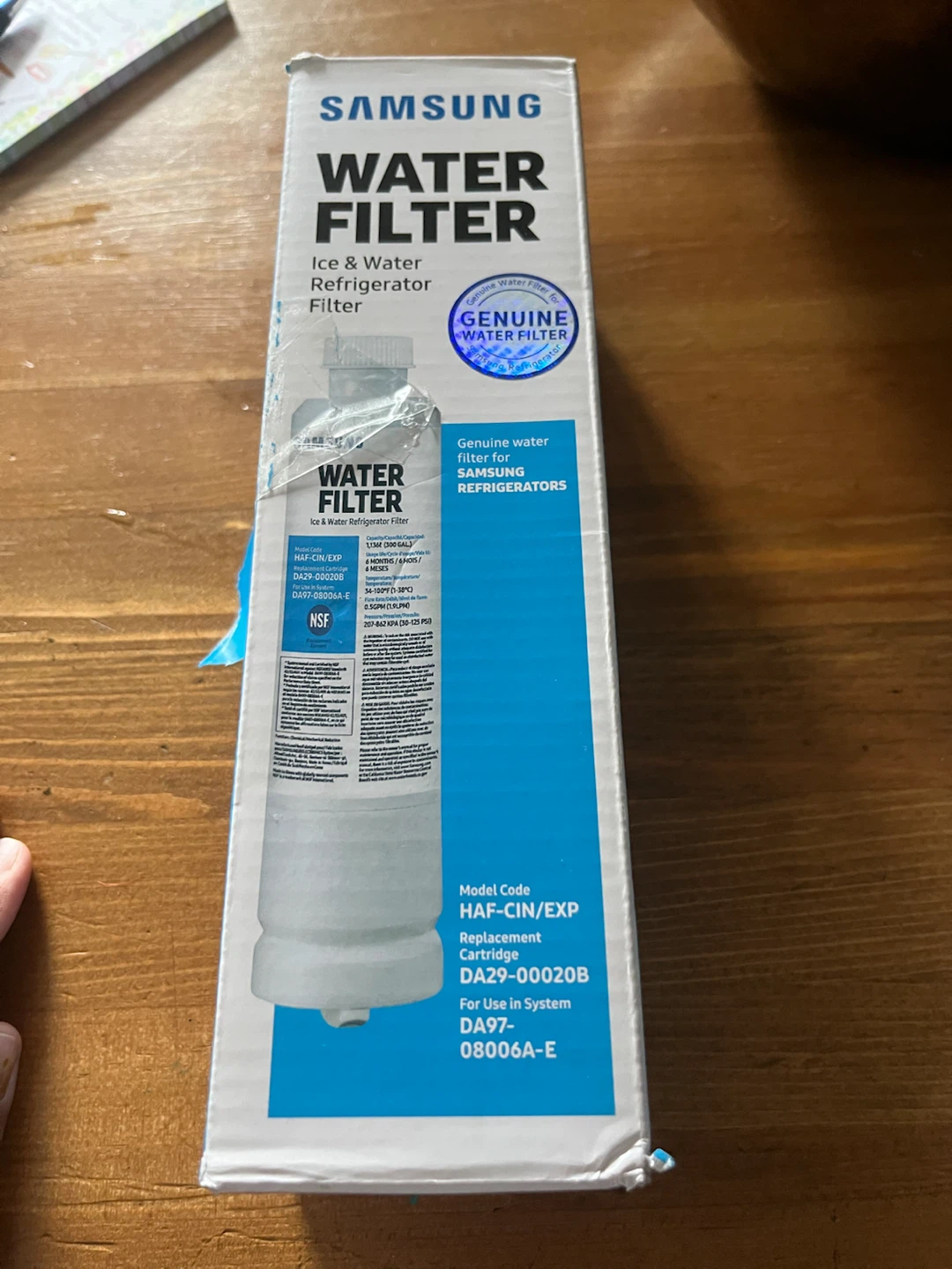 Samsung Water Filter HAF-CIN/EXP