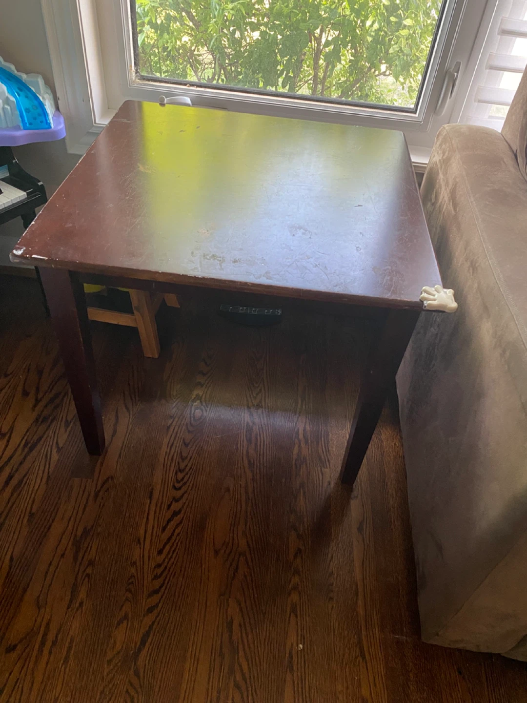Wooden Kids Table and 2 Chairs Set