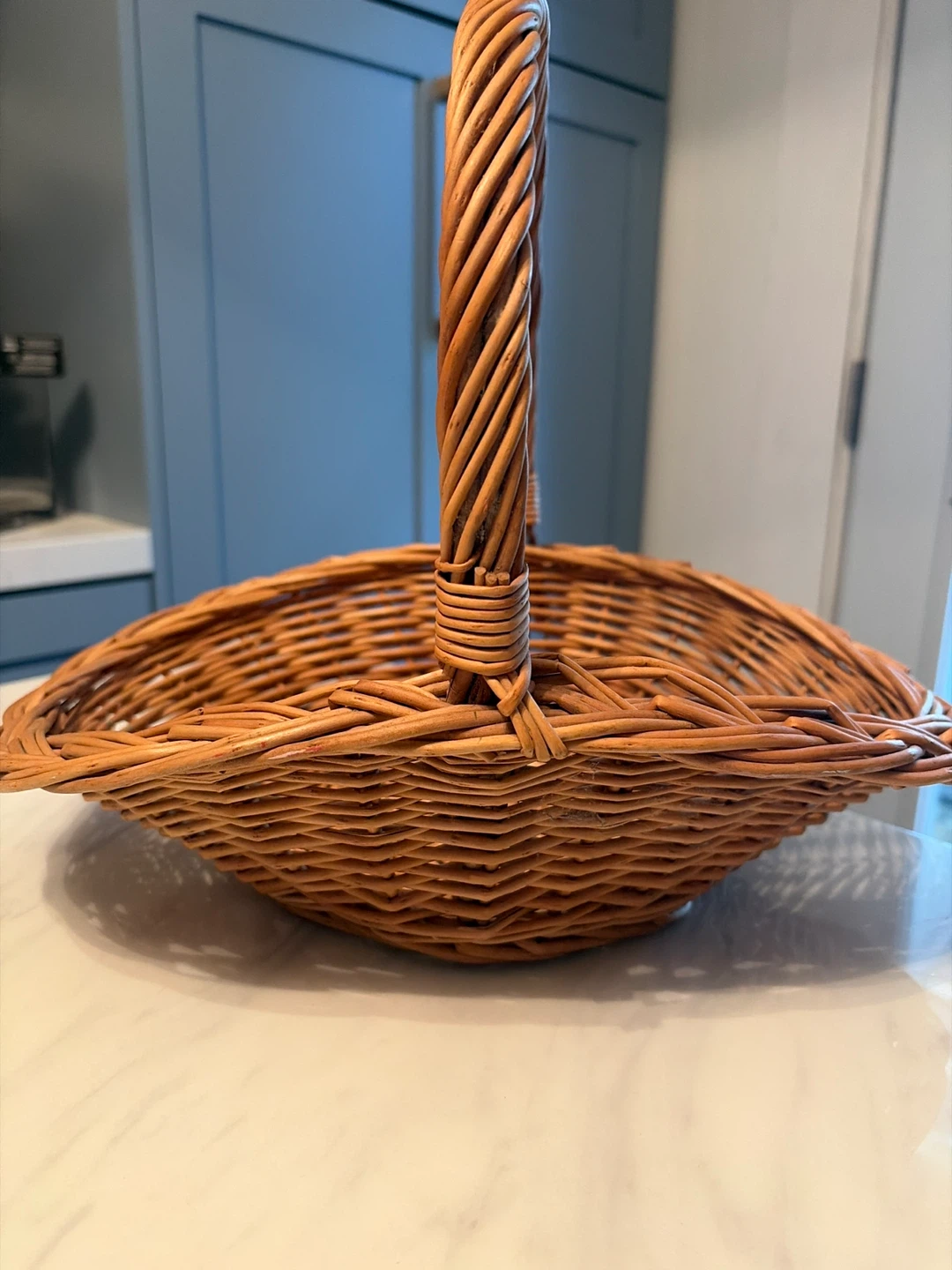 Wicker Basket with Handle